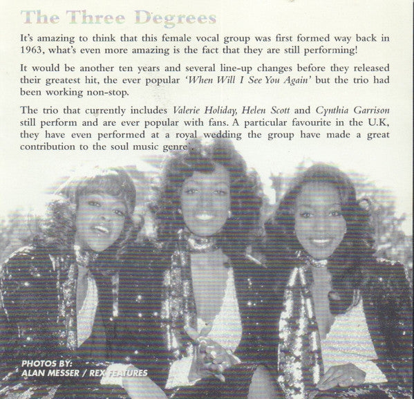 The Three Degrees : When Will I See You Again (CD, Comp)