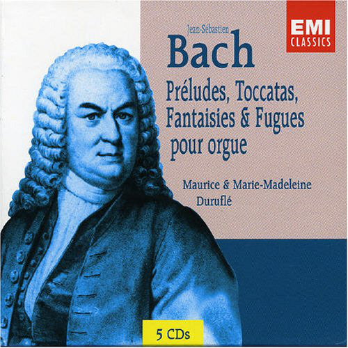 Johann Sebastian Bach : Préludes, Toccatas, Fantaisies & Fugues pour orgue (5xCD, Comp)
