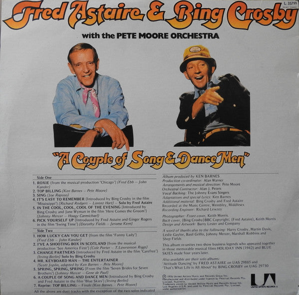 Bing Crosby & Fred Astaire : A Couple Of Song & Dance Men (LP, Album)