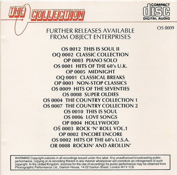 Various : Hits Of The Seventies (CD, Comp)