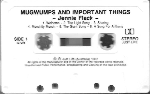 Jennie Flack : MUGWUMPS And Important Things (Cass, Album)