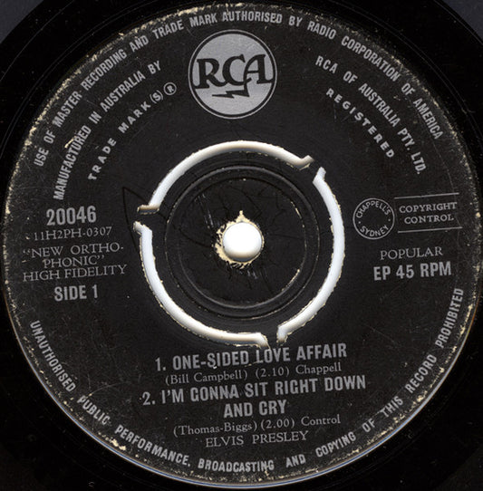 Elvis Presley : Blue Moon (7", EP)