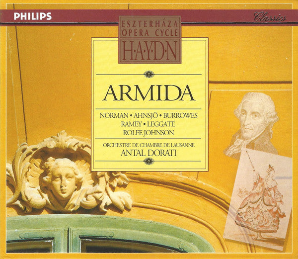 Joseph Haydn - Jessye Norman · Claes-Håkan Ahnsjö · Norma Burrowes · Samuel Ramey · Robin Leggate · Anthony Rolfe Johnson · Orchestre De Chambre De Lausanne · Antal Dorati : Armida (2xCD, Album, RE, RM + Box, Sli)
