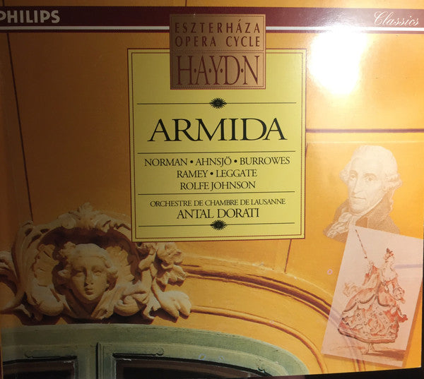 Joseph Haydn - Jessye Norman · Claes-Håkan Ahnsjö · Norma Burrowes · Samuel Ramey · Robin Leggate · Anthony Rolfe Johnson · Orchestre De Chambre De Lausanne · Antal Dorati : Armida (2xCD, Album, RE, RM + Box, Sli)