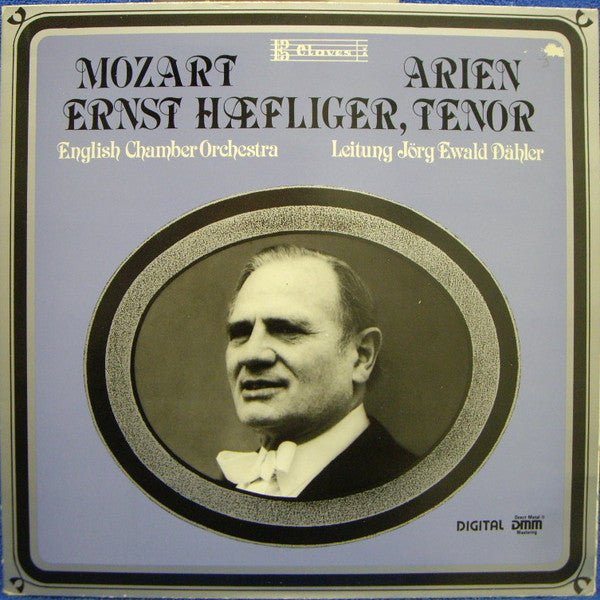 Wolfgang Amadeus Mozart, Ernst Haefliger, English Chamber Orchestra , Leitung Jörg Ewald Dähler : Mozart Arien (LP, Gat)