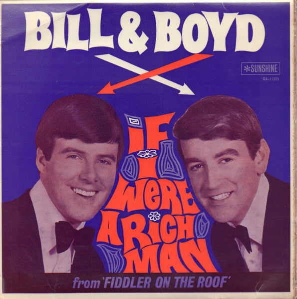 Bill And Boyd : If I Were A Rich Man (7", EP, Mono)