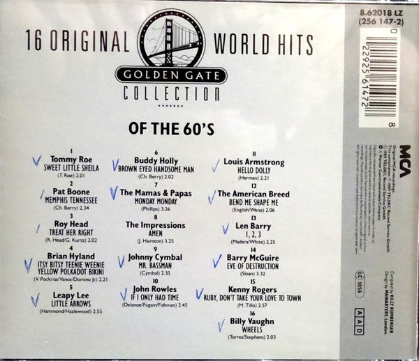 Various : 16 Original World Hits Of The Sixties (CD, Comp)