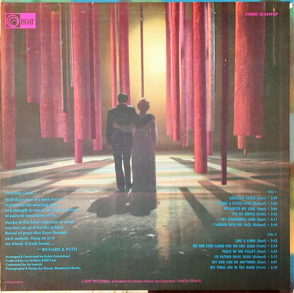 Richard & Patti Roberts : Amazing Grace (LP, Album)