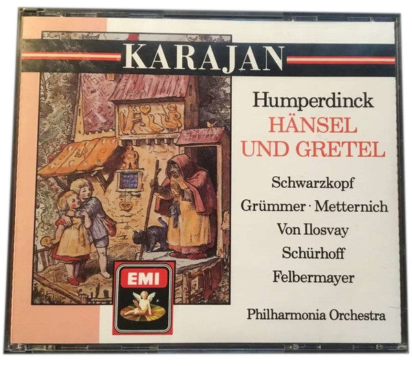 Humperdinck* / Karajan* / Schwarzkopf* • Grümmer* • Metternich* • Von Ilosvay* • Schürhoff* • Felbermayer* / Philharmonia Orchestra : Hänsel Und Gretel (2xCD, Album, Mono, RM)