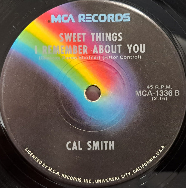 Cal Smith : The Lord Knows I'm Drinking (7")