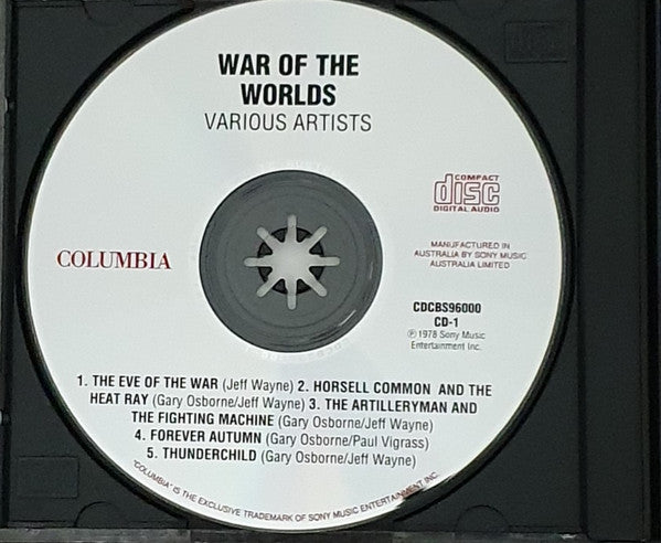 Jeff Wayne : Jeff Wayne's Musical Version Of The War Of The Worlds (2xCD, Album, RE, Fat)