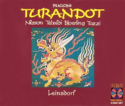 Puccini* - Nilsson*, Tebaldi*, Bjoerling*, Tozzi*, Rome Opera House Orchestra* And Chorus*, Erich Leinsdorf : Turandot (2xCD, RE, RM)