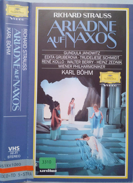 Strauss*, Janowitz*, Gruberova*, Baltsa*, King*, Walter Berry, Karl Böhm : Ariadne Auf Naxos (VHS, PAL)