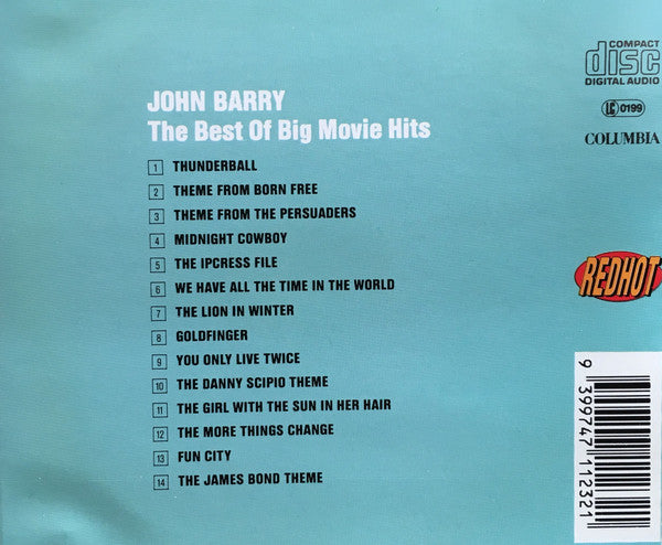 John Barry : The Best Of Big Movie Hits (CD, Comp, RE)