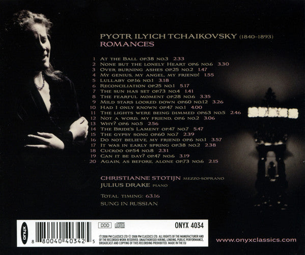 Tchaikovsky*, Christianne Stotijn, Julius Drake : Romances (CD, Album)