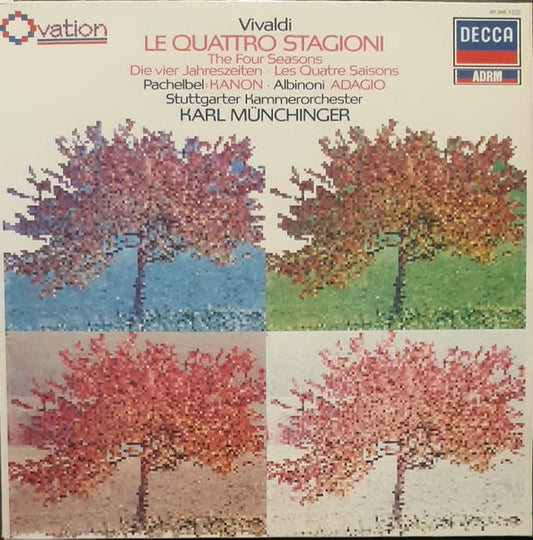 Antonio Vivaldi / Johann Pachelbel / Tomaso Albinoni, Stuttgarter Kammerorchester, Karl Münchinger : Le Quattro Stagioni / Kanon / Adagio (LP, RE, RM)