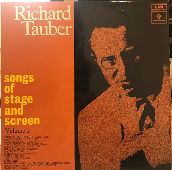Richard Tauber : Songs Of Stage And Screen Volume 2 (LP, Comp, Mono)