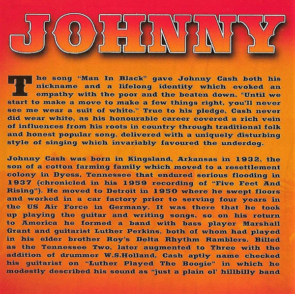 Johnny Cash : Inspiration (2xCD, Comp)