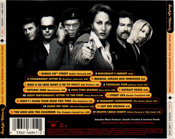 Various : Jackie Brown (Music From The Miramax Motion Picture) (CD, Album, Comp)