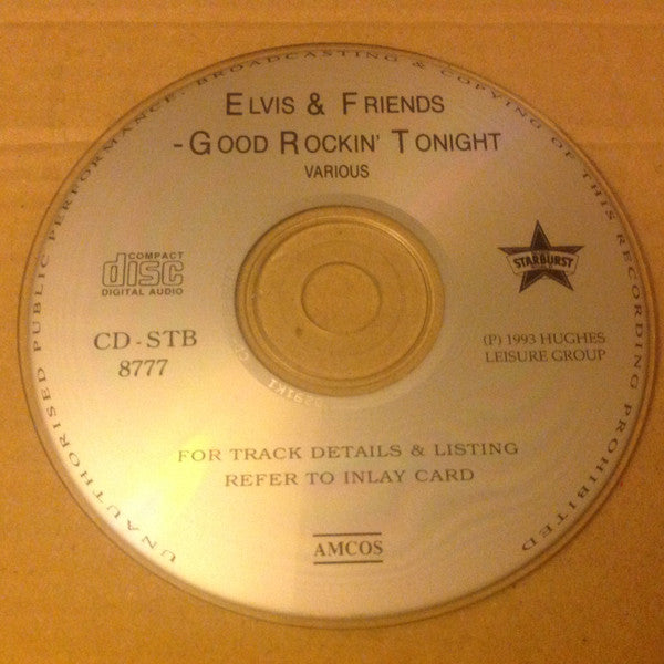 Various : Elvis And Friends - Good Rockin' Tonight (CD, Comp)