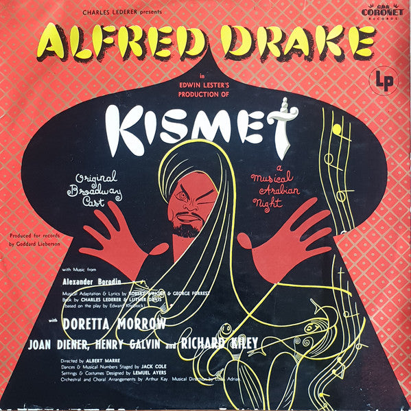 Alfred Drake & The Kismet Original Broadway Cast : Kismet (LP, Album, Mono)