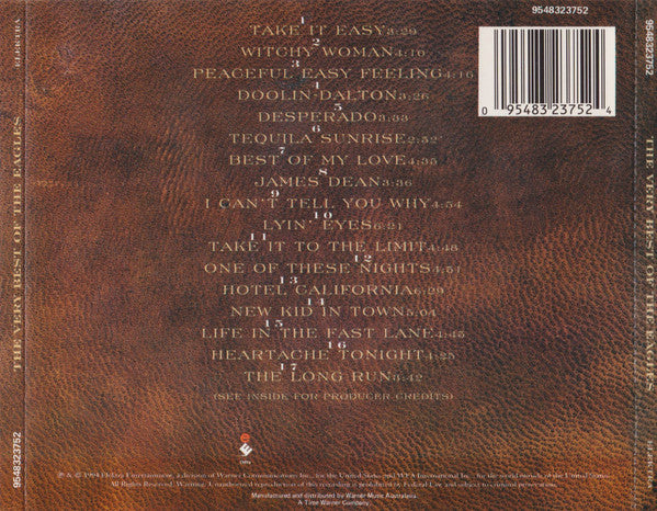 Eagles : The Very Best Of The Eagles (CD, Comp)