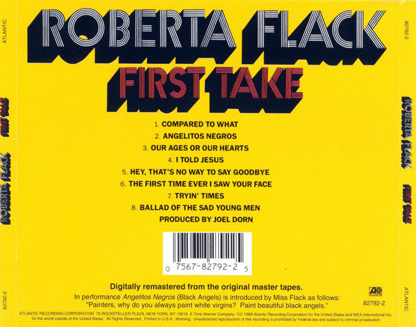 Roberta Flack : First Take (CD, Album, RE, RM)