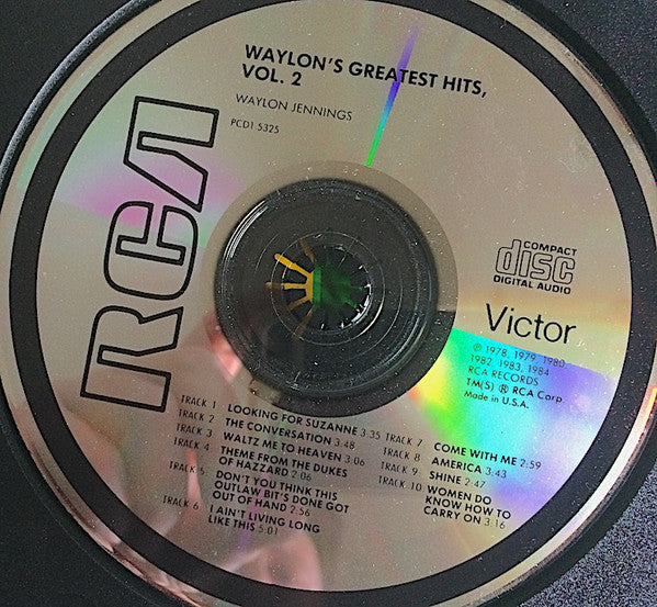 Waylon Jennings : Waylon's Greatest Hits Vol. 2 (CD, Comp, RE)