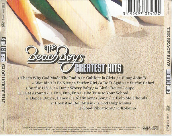 The Beach Boys : Greatest Hits (CD, Comp)