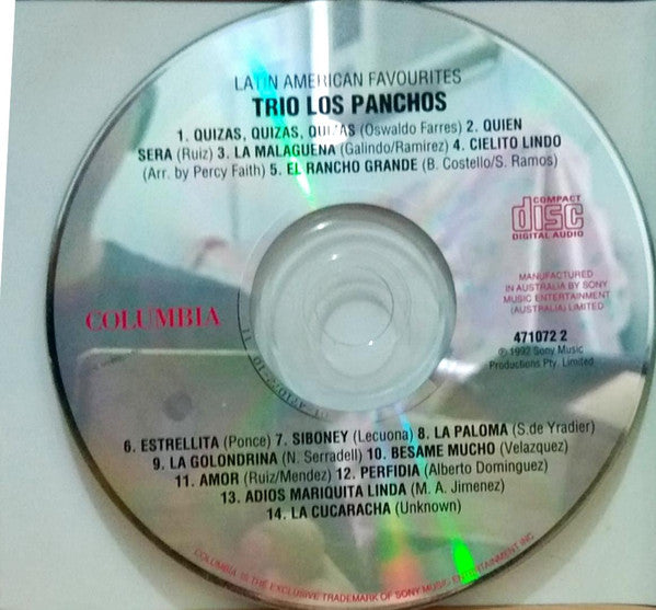 Trio Los Panchos : Latin American Favourites (CD, Comp)