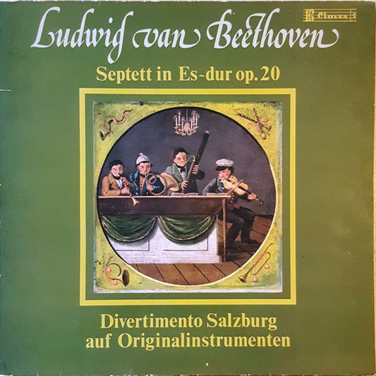Ludwig van Beethoven, Divertimento Salzburg : Septett In Es-Dur Op. 20  (LP, Gat)