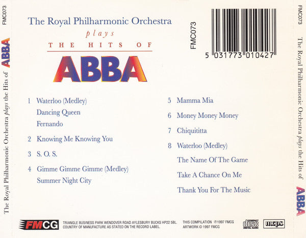 Royal Philharmonic Orchestra : Plays The Hits Of ABBA (CD, Comp)