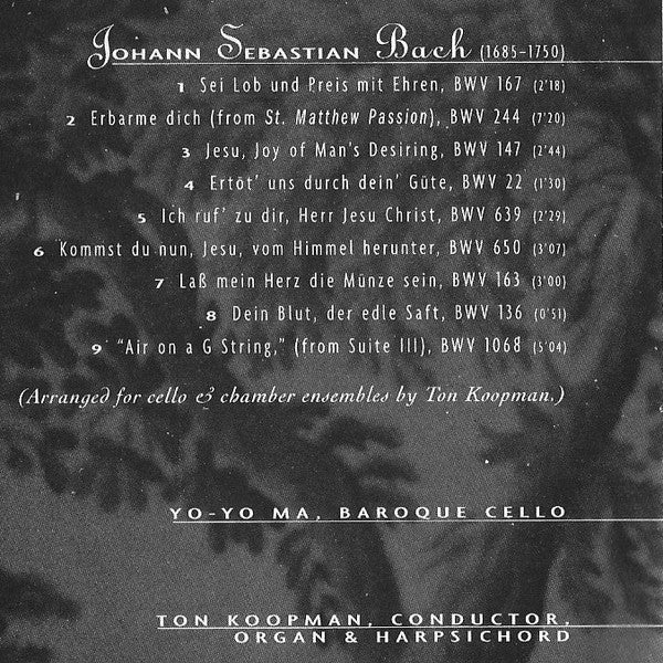 Yo-Yo Ma, Ton Koopman, The Amsterdam Baroque Orchestra : Simply Baroque (CD, Album)