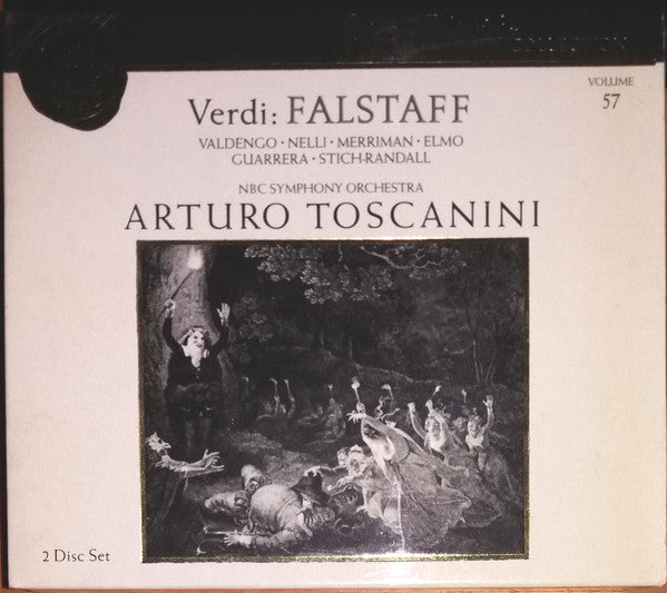 Giuseppe Verdi - Giuseppe Valdengo • Herva Nelli • Nan Merriman • Cloe Elmo • Frank Guerrero • Teresa Stich-Randall, Arturo Toscanini, NBC Symphony Orchestra : Falstaff (2xCD, Album, Mono, RE, RM + Box)