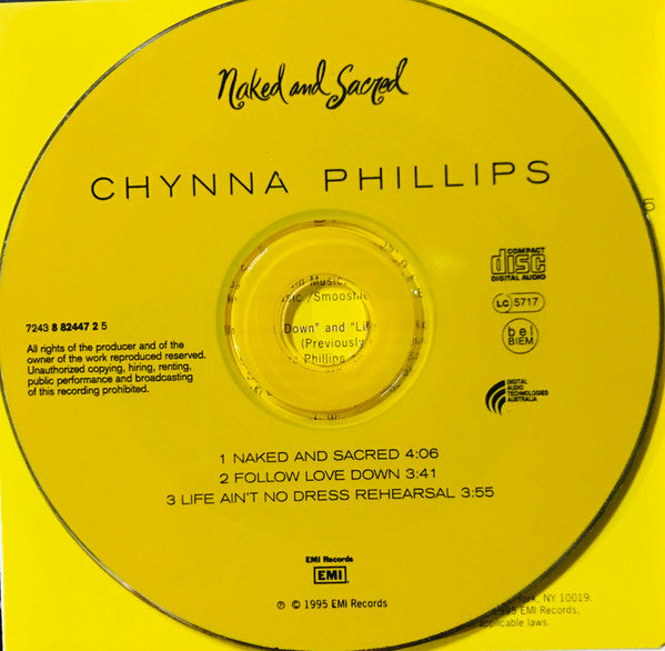 Chynna Phillips : Naked And Sacred (CD, Single)
