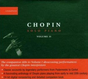 Chopin* - Various : Solo Piano Volume II (4xCD, Comp, Boo + Box)