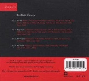 Chopin* - Various : Solo Piano Volume II (4xCD, Comp, Boo + Box)