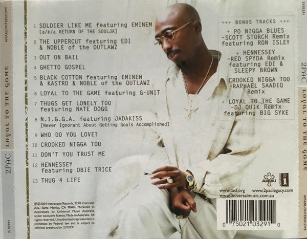2Pac : Loyal To The Game (CD, Album)