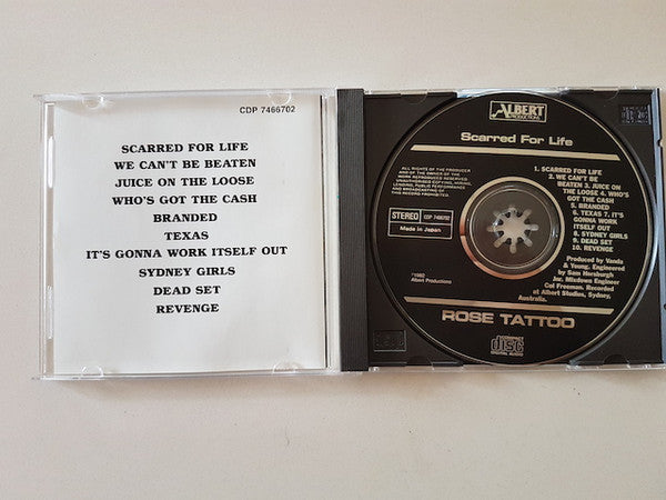 Rose Tattoo : Scarred For Life (CD, Album, RE)