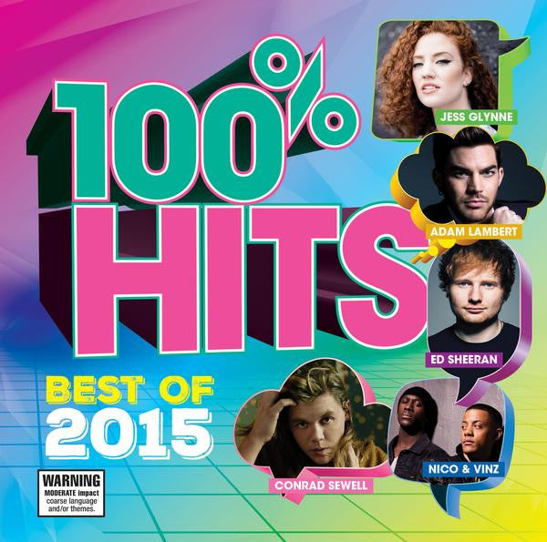 Various : 100% Hits Best Of 2015 (CD, Comp)