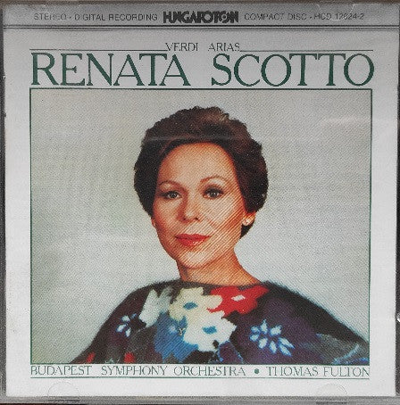 Giuseppe Verdi, Renata Scotto, Budapest Symphony Orchestra, Thomas Fulton : Verdi Arias (CD)