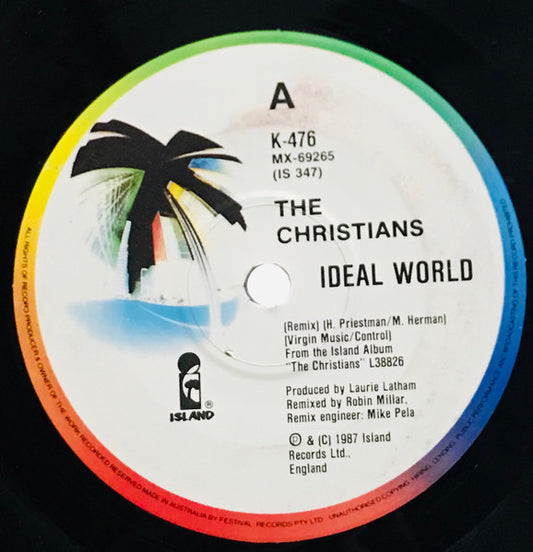 The Christians : Ideal World (Remix) (7")