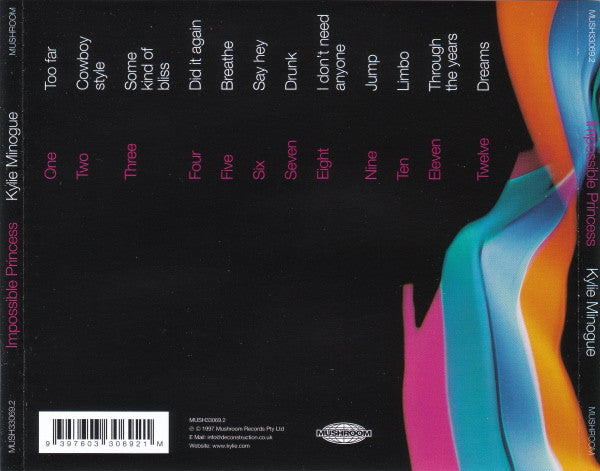 Kylie Minogue : Impossible Princess (CD, Album)