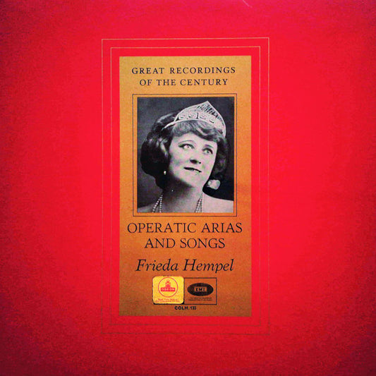 Frieda Hempel : Operatic Arias And Songs (LP, Comp)