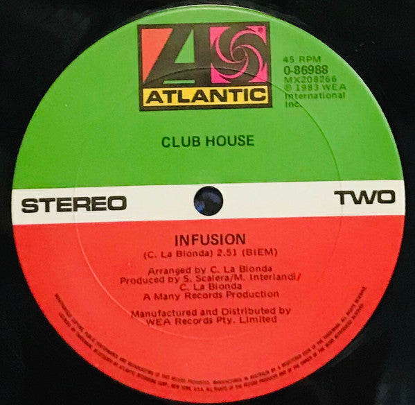 Club House : Do It Again (Medley With Billie Jean) (12", Single)