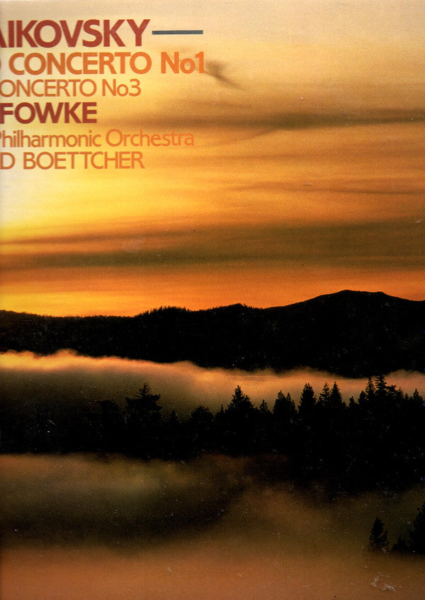 Pyotr Ilyich Tchaikovsky, Philip Fowke, London Philharmonic Orchestra, Wilfried Boettcher : Piano Concerto No.1/Piano Concerto No.3 (LP)
