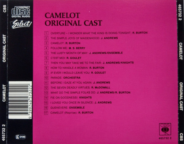 Lerner & Loewe, Julie Andrews, Richard Burton (2) : Camelot (CD, Album)