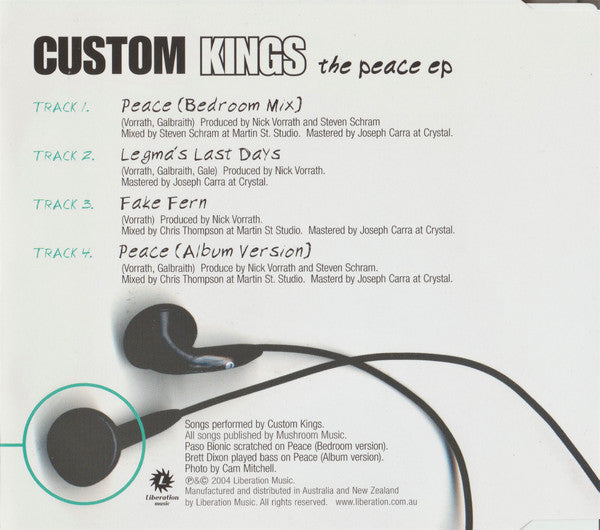 Custom Kings : The Peace EP (CD, EP)