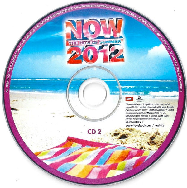 Various : Now: The Hits Of Summer 2012 (2xCD, Comp)