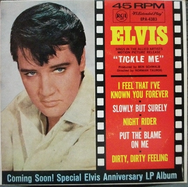 Elvis Presley : Tickle Me  (7", EP, RE)